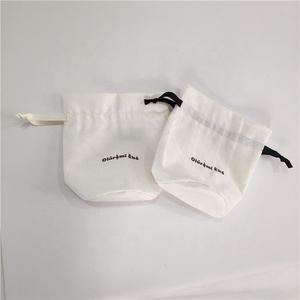Canvas Drawstring <b>Bag</b> High Quality Multi-functional Custom Logo Cotton <b>White</b> with Logo 2-3days , Without Logo 1-2days Package - Product Image 5