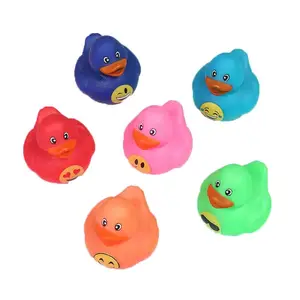 Children Learn Educational Bath Toys Duck Custom Multi-color Fun Bulk Rubber Duck