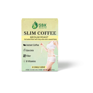 Private Label Slim Coffee with Total Fat Helps Sustain Peak Metabolism Help Digestion Energy Levels Weight Instant Skinny Coffee - Product Image 1