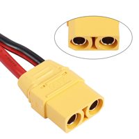 Adaptateur XT90 avec câble de montage 10AWG XT90 prise mâle avec panneau de montage vers câble d'alimentation femelle