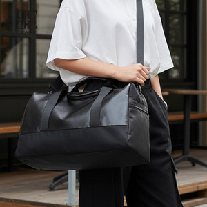 Borsa <span class=keywords><strong>da</strong></span> <span class=keywords><strong>Viaggio</strong></span> Sportiva con Cerniera e Logo Personalizzato, Impermeabile, per Weekend, Borsa <span class=keywords><strong>da</strong></span> Palestra per Uomo e Donna - Product Image 4