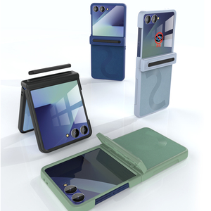 เคสโทรศัพท์แบบพับได้สำหรับ Samsung สีล้วน TPU PC ลายนูนแบบตั้งได้ออกแบบมาสำหรับ Galaxy Z Fold 6 7 8 - Product Image 1