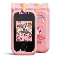 Téléphone portable éducatif pour enfants Unicorn Puzzle Y3000, nouvelle double caméra, écran tactile 2,8 pouces, 1080p CMOS, plastique, TF, apprentissage pour enfants