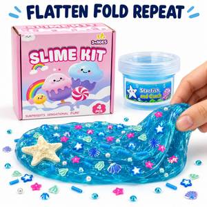 Jouets éducatifs amusants pour enfants, DIY, jouets moelleux, pâte à modeler créative, slime, vente en gros, pas cher, Kawaii, ensemble de divertissement Puff Entertainment - Product Image 6