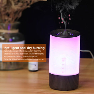 YX-V70A Wood Grain Aroma Diffuser 0.5L USB Portable Fog Type For Home Office Vehicle - Product Image 2
