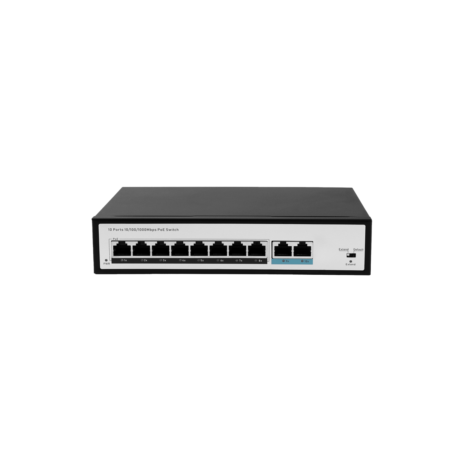 JideTech Smart POE сетевой коммутатор Ethernet-камеры, гигабитный 10-портовый коммутатор, 120 Вт