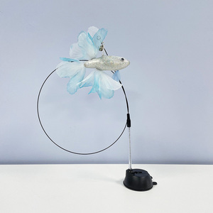 ของเล่นแมวแบบแท่งยาวทำจากเรซิ่นพร้อมจุกดูดแบบไบโอมิเมติก ตกแต่งด้วยใบแคทนิป ทนทานต่อการกัด เล่นได้แบบอินเทอร์แอคทีฟ - Product Image 1