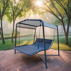 <span class=keywords><strong>YOHO</strong></span> เก้าอี้ชิงช้า2คน, เก้าอี้แกว่งเดย์เบดเหล็กพร้อมหลังคาสำหรับกลางแจ้งสำหรับสวนโรงแรมหรือลาน - Product Image 6