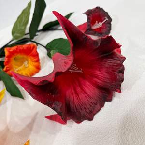 <span class=keywords><strong>Mandara</strong></span> Realista Doble Cabeza Datura Colgante Planta Verde Artificial Decoración DE LA Boda, Venta Al por Mayor, Nuevo, 2017 - Product Image 4