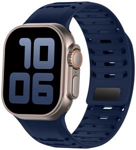 Correas de Reloj Magnéticas de Silicona Ligeras y Transpirables Win-Win <span class=keywords><strong>para</strong></span> Apple Watch Serie 8 de 45 mm, Estilo <span class=keywords><strong>Caballero</strong></span> - Product Image 6