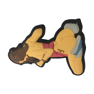 Bán buôn tùy chỉnh thiết kế <span class=keywords><strong>Silicone</strong></span> 3D PVC sang trọng mềm <span class=keywords><strong>Silicone</strong></span> cao su nhãn vá cho quần áo - Product Image 2