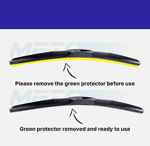 Accesorios para Automóviles Meto, Escobilla Limpiaparabrisas Híbrida para Gancho J y U, Venta al por Mayor de Fábrica - Product Image 2