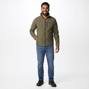 High Quality Men's Long Sleeve Softshell Casual Jacket Factory Direct Wholesale Price for Winter Wear - Product Image 1