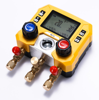 Customized HVAC Tools Air Conditioner Repair R410A R32 Multi-gas Smart Portable LCD Display Digital Manifold Refrigerant Gauge