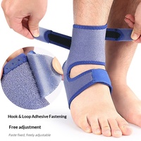 Manchon de soutien de la cheville avec coussinet de talon en caoutchouc, enveloppe élastique de compression respirante, protection sportive pour la course, le fitness et le basketball