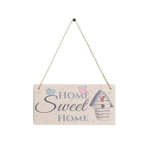 Sign with rope hanging wooden plaque decoration for wooden walls, <b>spring</b> and summer decoration, art country style <b>door</b> - Product Image 5