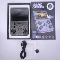 Nouvelle console de jeu portable rétro R36S 64 Go, cadeaux, joystick analogique 3D, écran IPS de 3,5 pouces, jeu vidéo portable de poche