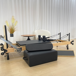 Cama de Pilates de Madera Ajustable, Plegable, de Calidad Profesional, Personalizable para Uso Doméstico, en Estudios o Gimnasios Comerciales - Product Image 4