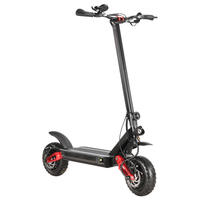 Trottinette électrique tout-terrain à double moteur de 11 pouces, 48V 501-1000W, commande par conducteur, pneus à crampons en alliage d'aluminium, adulte, charge maximale 150 kg