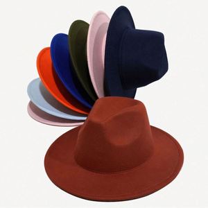 Cheap Bulk Designer Jazz Promotional Party Cap <b>Men</b> Women Polyester/Cotton Vintage Sombrero <b>Fedora</b> Cowboy <b>Hats</b> - Product Image 3