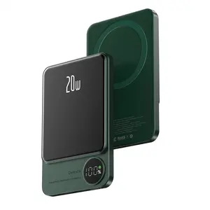 I prodotti più venduti 2023 portatile cablato Wireless 2 in 1 magnetico Wireless carica Power Bank 10000mAh Power Bank