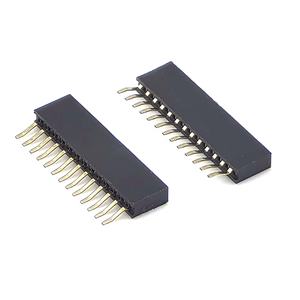Conector Hembra DIN de Latón de 1.27mm de Paso, Tipo U, Una Fila, Ángulo Recto, SMT PCB H4.3mm 1*13P - Product Image 1