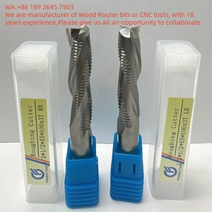 Solid Carbide <strong>Roughing</strong> <strong>End</strong> <strong>Mill</strong> Wave <strong>Flute</strong> Corn Tooth CNC Milling Cutter for High Efficiency Stock Removal - Product Image 4
