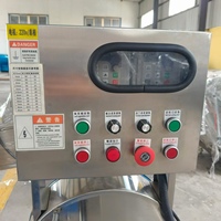 Industriële multifunctionele dubbelkopige groentesnijmachine voor snijden, hakken, raspen en in blokjes snijden