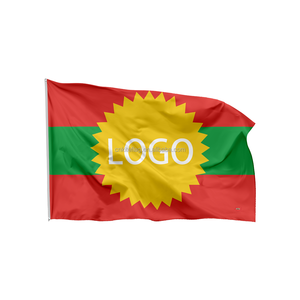 Bandera Personalizada del Frente de Liberación Oromo Nacional, Promocional, de Poliéster, Impermeable <span class=keywords><strong>y</strong></span> Ecológica - Product Image 2