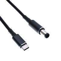 Adaptateur de chargeur secteur USB Type C, câble de connexion, convertisseur pour ordinateur portable HP Pavilion DV3 DV4 DV5 DV6, câble USB C vers 7,4x5,0 mm