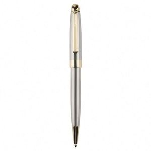 Custom PS-20250918-4 High-Grade Multi-Color Metal Ballpoint <b>Pen</b> Personalized <b>Silver</b> 0.5mm Writing Width Logo UV Printing Office - Product Image 6