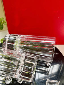 Copas de Vino de Cristal de Lujo Sin Plomo, Juego de Regalo Ecológico para el Hogar, Diseño Art Deco, Hecho a Mano, Regalo Premium, 2 Piezas, 301-400 ml - Product Image 3