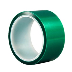 Ruban adhésif PET vert résistant aux hautes températures -40~+220°C, directement de l'usine, pour applications de peinture en spray isolante au silicone - Product Image 4
