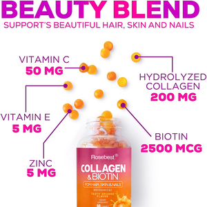 Factory Directly OEM Private Label Hair Skin Nails Gummies Nutrition <strong>Supplement</strong> Vegan Collagen Biotin Gummies With Vitamin C E - Product Image 3