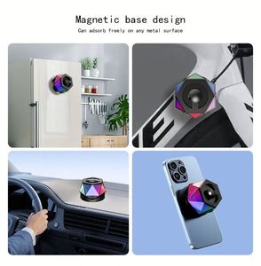 TWS G300 Magnetic Diamond Wireless <b>Speaker</b> RGB Color Light Portable Phone Stand for Home Outdoor Party - Product Image 4
