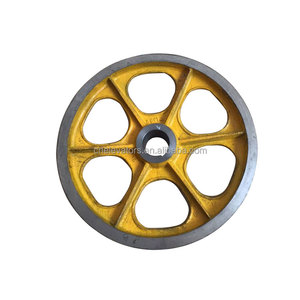 Lot De 4 Poulies Nylon Usinées Diamètre 58 Mm - Rainure 34 Mm - Fabriquées En Europe