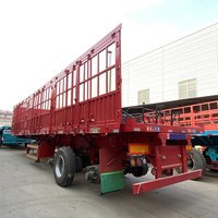 Semi-remorque de transport de marchandises pour travaux publics, transport de matériaux de construction, logistique longue distance, produits agricoles et volailles, à vendre