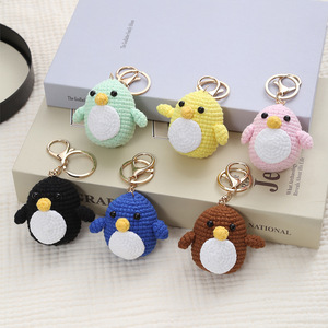 Giocattoli Amigurumi all'Uncinetto, Peluche a Forma di Pinguino, Portachiavi, Bambole Amigurumi, Giocattoli Kawaii, Ciondoli per Borse - Product Image 1