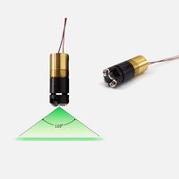 Nouveau niveau laser auto-nivelant haute précision pour le positionnement industriel, module laser à ligne verte 520nm/532nm, portée 1-15m, en aluminium