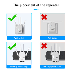 Amplificateur de signal <span class=keywords><strong>WiFi</strong></span> sans fil 2,4 GHz, répéteur <span class=keywords><strong>WiFi</strong></span>, extension de routeur <span class=keywords><strong>WiFi</strong></span>, réception murale réseau 4G pour la maison et le bureau - Product Image 4