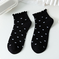 Yili femmes chaussettes d'équipage été coton chaussettes mignonnes pour femmes chaussettes en gros
