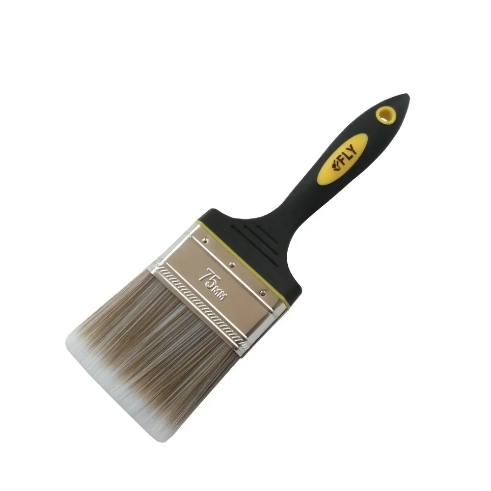 High Quality with Competitive Price Polyester/nylon Bristle Paint Brush 75mm