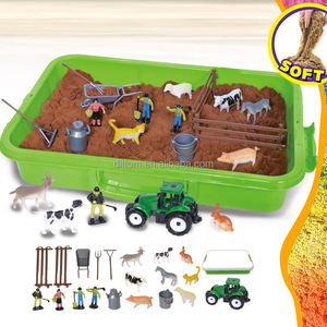1,5 KG DIY Magic Sand Farm Truck Juguetes Juego educativo Space Sand Toy Set Farm Scene Simulation - Product Image 5
