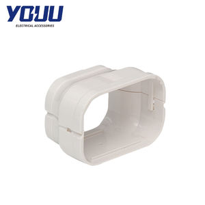 YOUU AC80EC Cubierta de Extremo para Ducto de <span class=keywords><strong>Aire</strong></span> <span class=keywords><strong>Acondicionado</strong></span> de PVC de 80 mm, Sólida y Fácil de Instalar - Product Image 2
