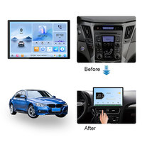 Autoradio Android 13 pouces 2K Qualcomm avec CarPlay sans fil, Android Auto, GPS 360 °   Caméra 4G LTE, lecteur radio audio à démarrage rapide