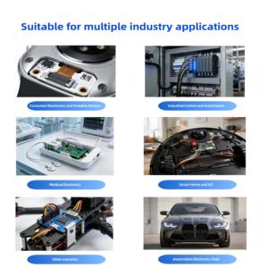 Connecteur à sertir HUA Custom DF52-16P-0.8C en cuivre étamé isolé PVC, espacement 0.8C, 100V, pour appareils électroniques domestiques - Product Image 6