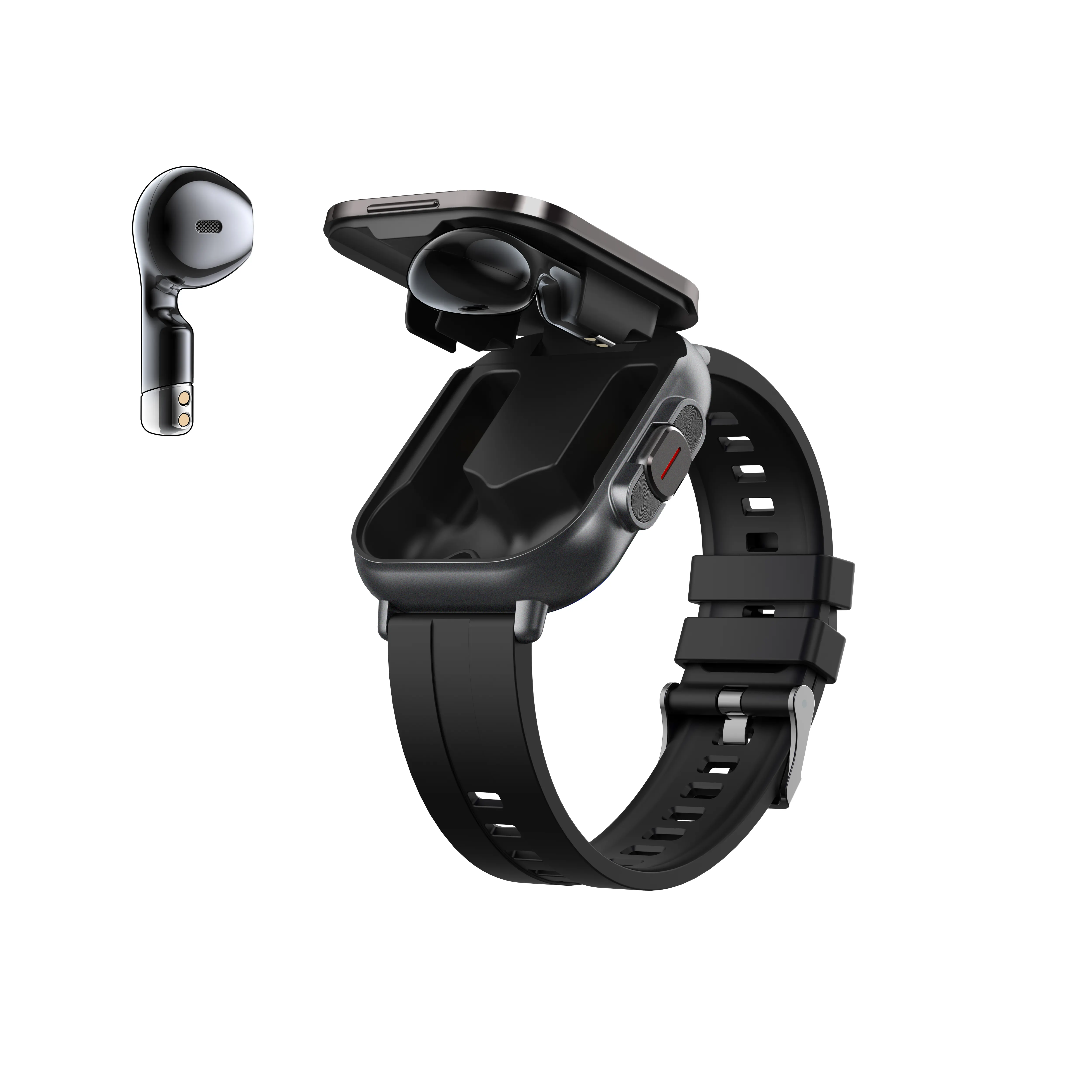 großhandel neue D8E smartwatch mit ohrstöpsel herzfrequenzmesser multi-umzug-modus mini-spiele mode smartwatches 2 in 1