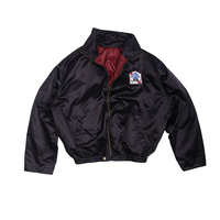 Veste Premium en Nylon Brillant Style Vintage avec Broderie Large pour Hommes et Femmes – Blouson Universitaire