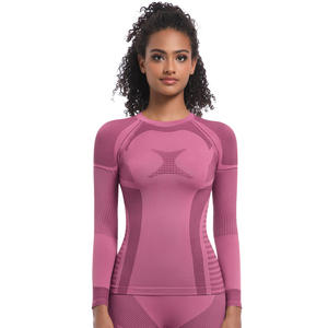 2025 nuevo 2 uds traje de esquí ropa de <span class=keywords><strong>mujer</strong></span> gimnasio Fitness <span class=keywords><strong>mujer</strong></span> Shapewear alto elástico Slim Fit medias entrenamiento ropa deportiva - Product Image 6