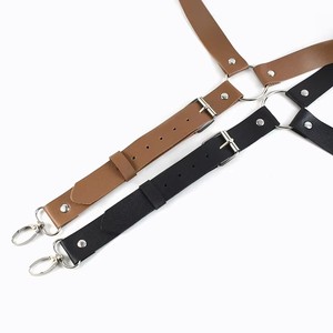 <span class=keywords><strong>Tirantes</strong></span> de Cuero Ajustables para <span class=keywords><strong>Hombre</strong></span> Meetee SP665 80-100*2.5cm, Color Negro y Marrón, Accesorio de Moda para Prendas - Product Image 6
